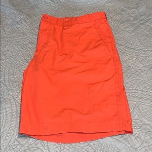 Men's Orange Columbia Shorts